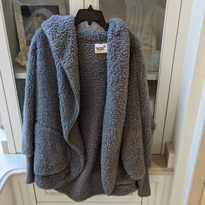 Nordic Beach cozy hooded sweater wrap